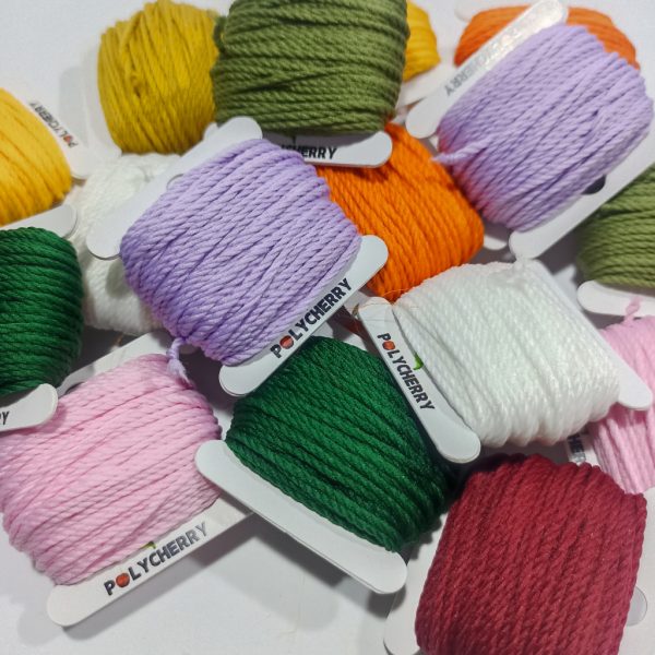Benang rajut POLYCHERRY (repack 10meter)