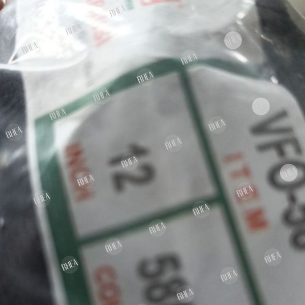 Resleting jaket YEE 30cm-80cm HITAM
